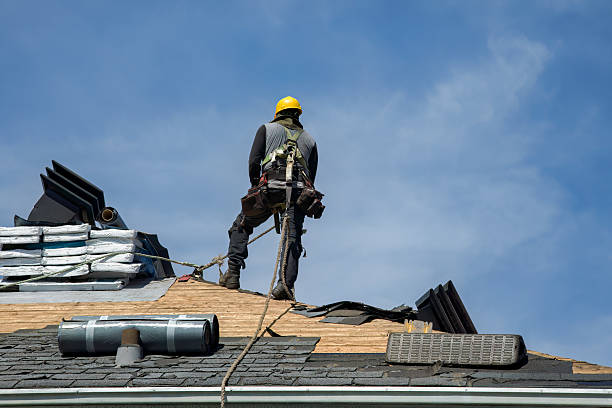 Professional Roofing technician working in Porter Ranch, CA